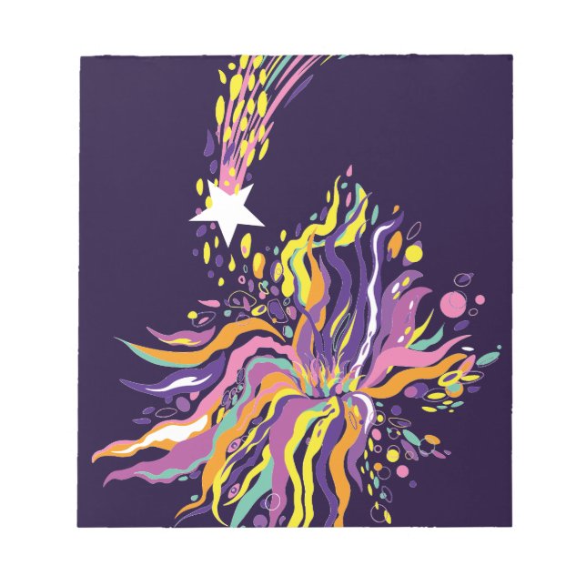 Falling star. Notepad (Front)