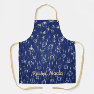 Falling Stars and Bubbles All-Over Print Apron