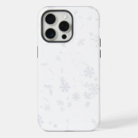 Falling Transparent Snowflakes Background