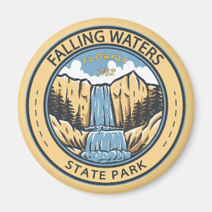 Falling Waters State Park Florida Badge Magnet