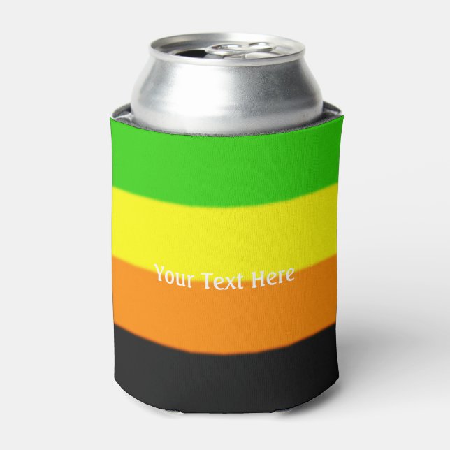 Fallln Aromantic Pride Flag Can Cooler (Can Front)