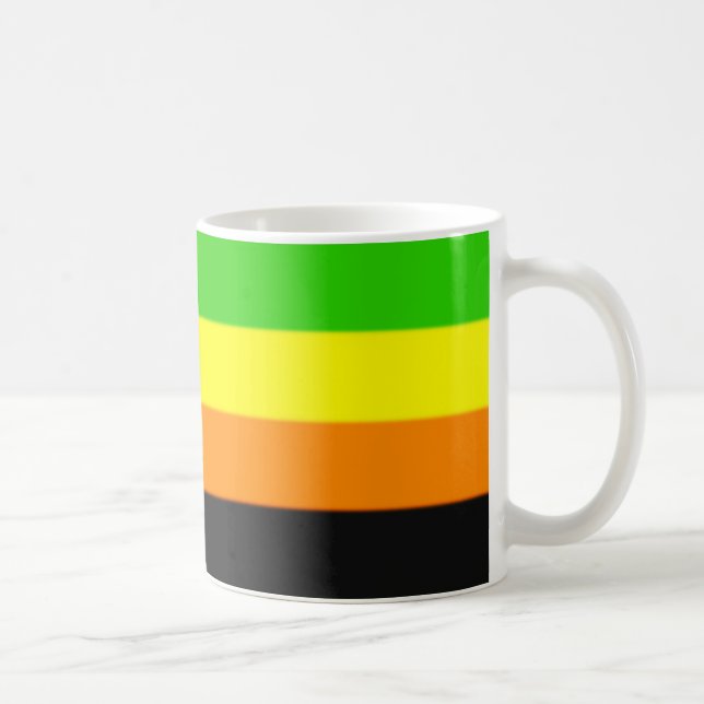 Fallln Aromantic Pride Flag Coffee Mug (Right)