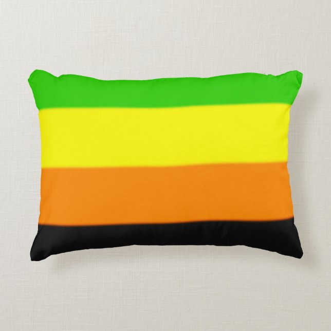 Fallln Aromantic Pride Flag Decorative Cushion (Front)
