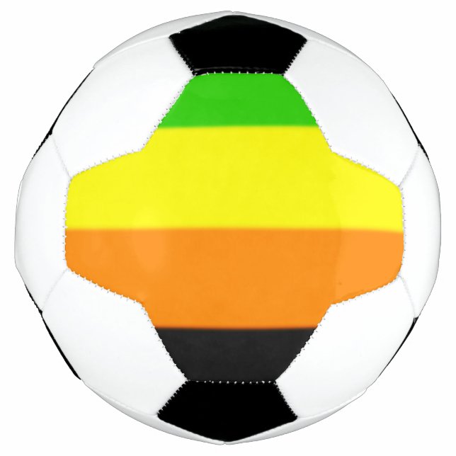Fallln Aromantic Pride Flag Football (Front)