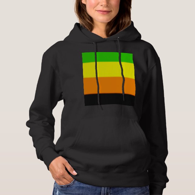 Fallln Aromantic Pride Flag Hoodie (Front)