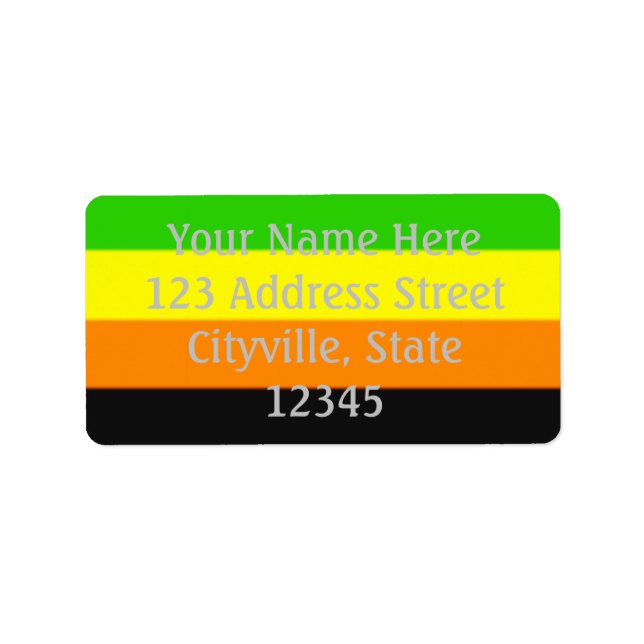 Fallln Aromantic Pride Flag Label (Front)