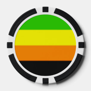 Fallln Aromantic Pride Flag Poker Chips