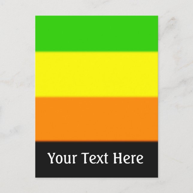 Fallln Aromantic Pride Flag Postcard (Front)