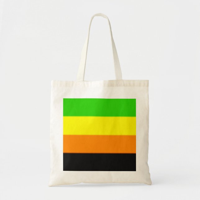 Fallln Aromantic Pride Flag Tote Bag (Front)