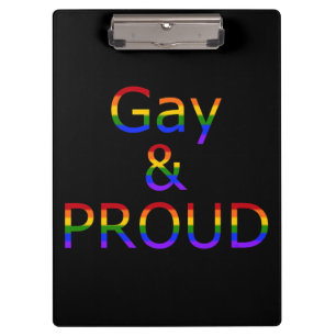 Fallln Gay and Proud Clipboard