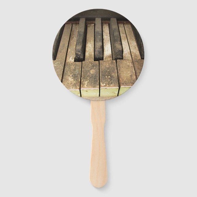 Falln A Melody Left Abandoned Hand Fan (Front)