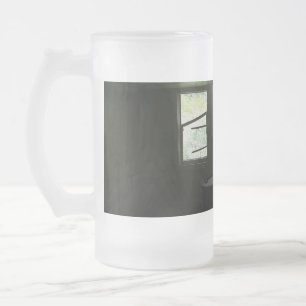 Falln Abandoned Hobble Creek Frosted Glass Beer Mug