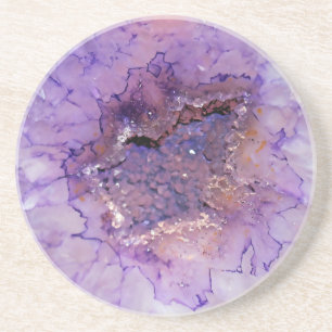 Falln Amethyst Geode Coaster