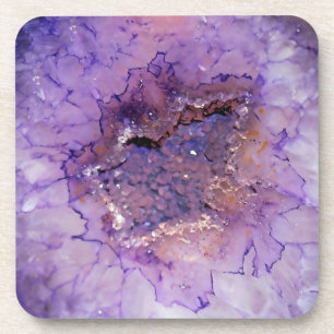 Falln Amethyst Geode Coaster