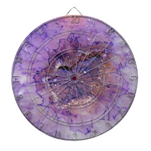 Falln Amethyst Geode Dartboard