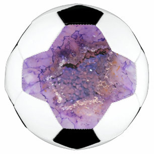 Falln Amethyst Geode Football