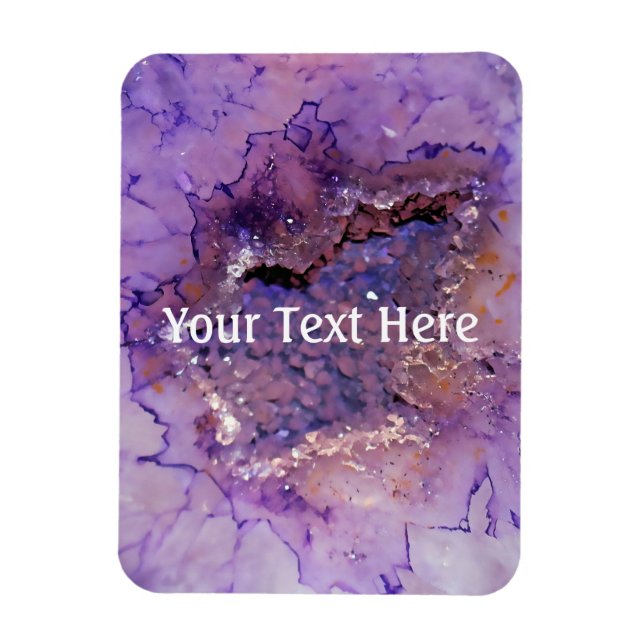 Falln Amethyst Geode Magnet (Vertical)