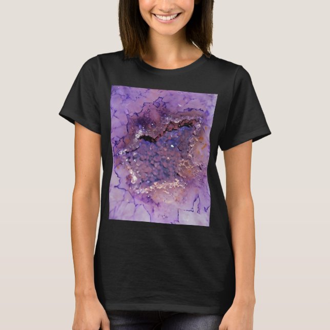 Falln Amethyst Geode T-Shirt (Front)