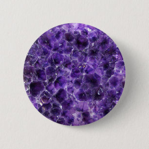 Falln Amethyst Peaks 6 Cm Round Badge