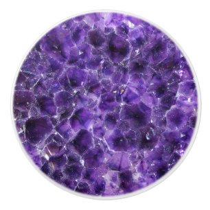 Falln Amethyst Peaks Ceramic Knob