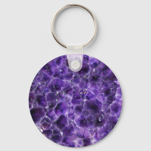 Falln Amethyst Peaks Key Ring