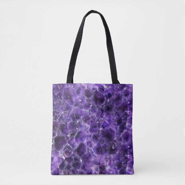 Falln Amethyst Peaks Tote Bag (Front)