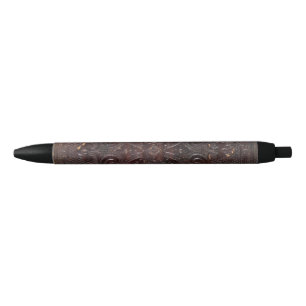 Falln Ancient Leather Book Black Ink Pen