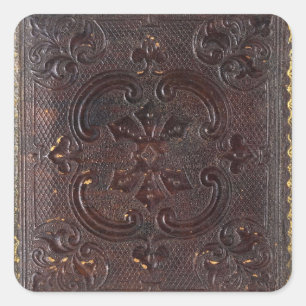 Falln Ancient Leather Book Square Sticker