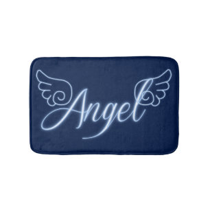 Falln Angel With Wings Bath Mat