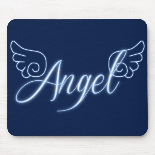 Falln Angel With Wings Mouse Mat (Front)