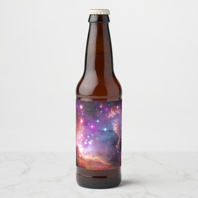 Falln Angelic Galaxy Beer Bottle Label (Front)