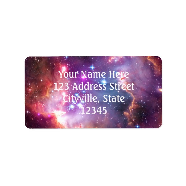 Falln Angelic Galaxy Label (Front)