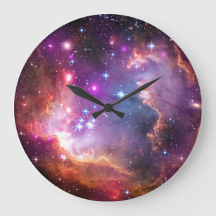 Falln Angelic Galaxy Large Clock
