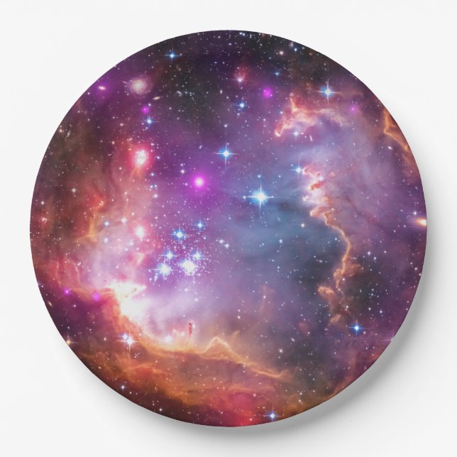 Falln Angelic Galaxy Paper Plate (Front)