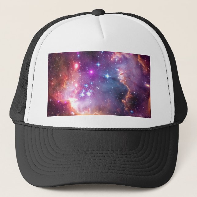 Falln Angelic Galaxy Trucker Hat (Front)