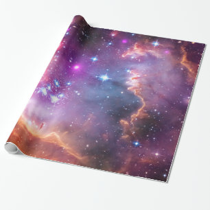 Falln Angelic Galaxy Wrapping Paper