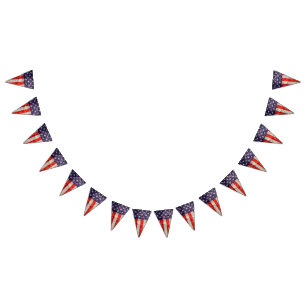 Falln Antique American Flag