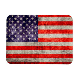 Falln Antique American Flag Magnet
