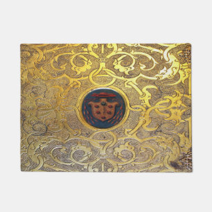 Falln Antique Golden Swirls Doormat