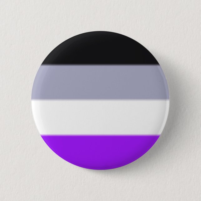 Falln Asexual Pride Flag 6 Cm Round Badge (Front)