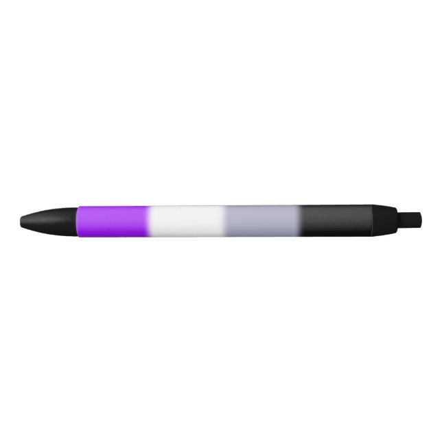 Falln Asexual Pride Flag Black Ink Pen (Front)
