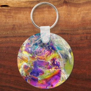 Falln Aura Crystal Key Ring