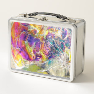 Falln Aura Crystal Metal Lunch Box
