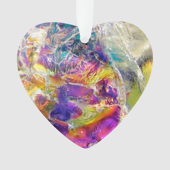 Falln Aura Crystal Ornament (Front)