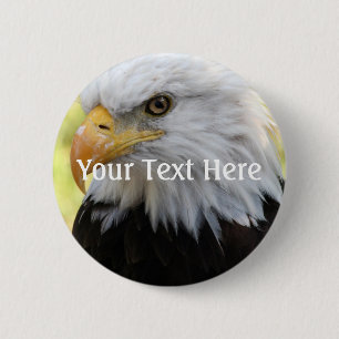 Falln Bald Eagle Liberty 6 Cm Round Badge