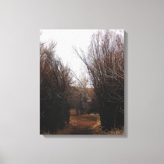 Falln Bannack Overgrowth Canvas Print (Front)