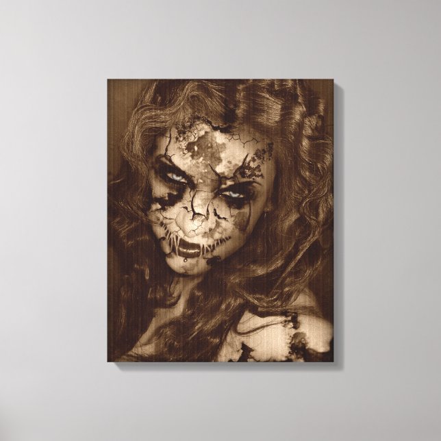 Falln Beautiful Decay Canvas Print (Front)
