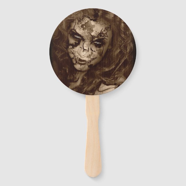 Falln Beautiful Decay Hand Fan (Front)