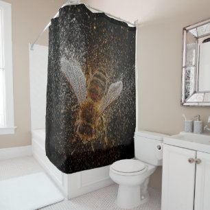 Falln Bees Are Magic Shower Curtain