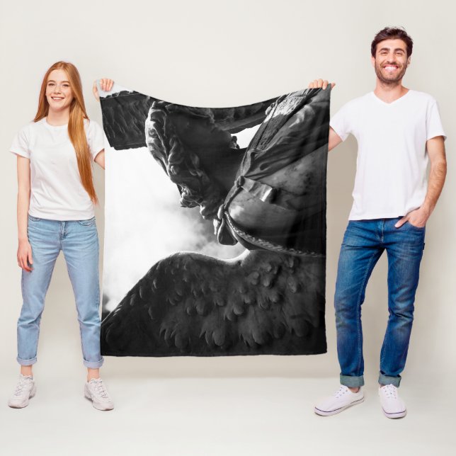 Falln Between Darkness and Light Fleece Blanket (In Situ)